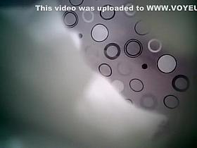 Peeping a young babe's shower