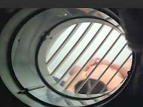 Masturbation spied from above