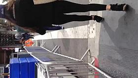 Nice Colombian with see thru black leggings 2