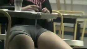 Pale nude tits at the beach