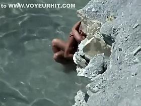 Voyeur secretly watches them fuck