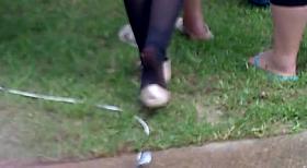 Candid Nylon Soles With Cream Flats