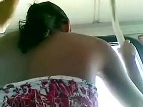 She is so into Encoxadas on the bus. No wonder