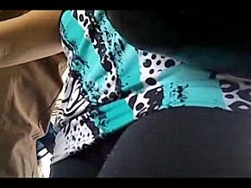 calza deliciosa en el tren