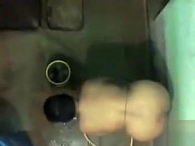 Spying on a desi woman washing her clothes naked