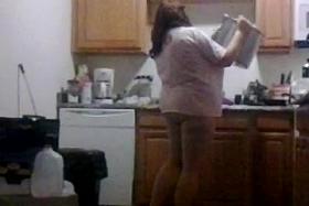 Wife In Kitchen