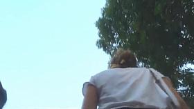 upskirt lunar nalga beautiful with mole the buttock part.2