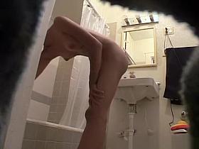 Roommate spied in bathroom