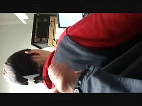 FLASHING BIG DICK AT WORK. ON MY COWORKER 2