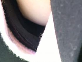 Amazing japanese downblouse nip slip