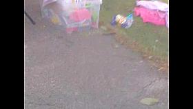 Wonderful downblouses voyeured in the open air