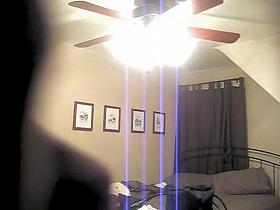 Chubby blonde is nude on the solo spy camera