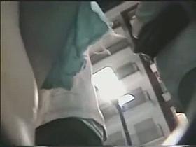 A randy voyeur loves to film upskirts in public.