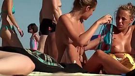 Fantastic girl showing off her tits