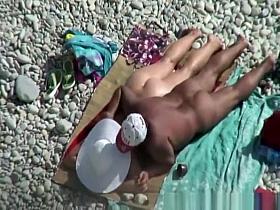 Nudist as and back massage