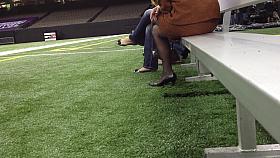 Candid Mature Dangling In Nylons Shoeplay Feet Pt 2