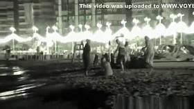 Couple caught fucking outdoor