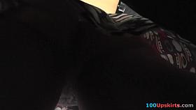 Hidden camera captured sweet upskirt treasures