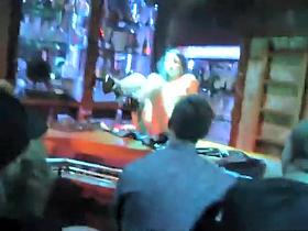 Concealed filming of a striptease joint
