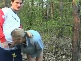 Extremely Cute Girl Secretly Having Sex In The Woods