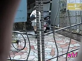 She didn't fight back the skirt shark with her umbrella