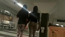Ebony and friend in leggings