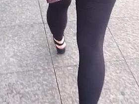 Candid Teen Leggings Ass