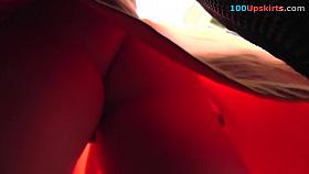 Beautiful upskirt pussy pictures of this blonde woman