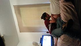 Amy sucking Mark's dick