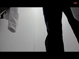 Sweet amateur had to change in changing room and show nudity