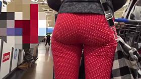 Hot Ebony Teen Ass Stretch Pants