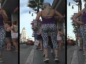 Sexy girl with skulls on her tights