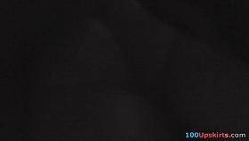 Upskirt porn with a flabby ass gal in a public place