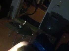 Window Voyeur - spied chubby woman with very big tits