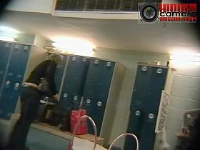 Busty curvy brunette wife exposed in a spy cam xxx video