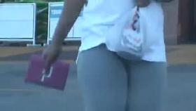 Candid Butts in Spandex and Yoga panties two