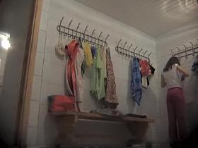 Doll in changing room is giving great nude show on spy cam