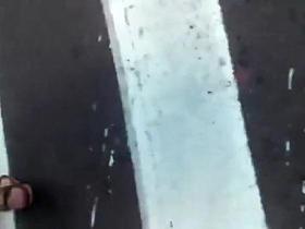 Skirt stuck on the backpack