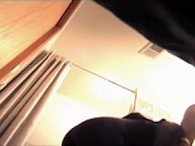 Charming blonde beautiful nude body exposure on spy cam