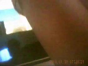 Upskirt No Knickers in Shoe Shop