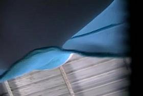 upskirt blue dress thong in great ass