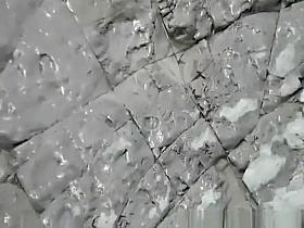 Skinny nudist in beach