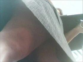 Work Vendor Upskirted