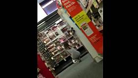 Candid Teen legs at CVS in heels
