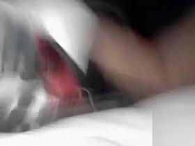 Erect boner in sweatpants on the subway car