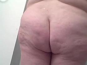 my big girl drying of after her shower.