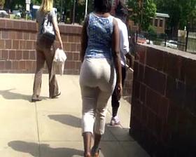 Overweight Vpl Arse Butt Gazoo