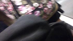 Elevator upskirt 2-Teen in black thong