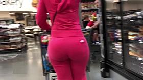 Hot Pink VPL Bubble Ass Ebony