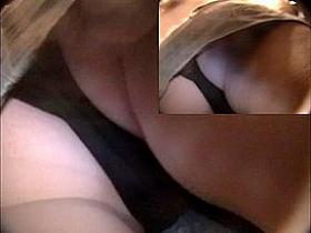 Closely shot upskirt panty